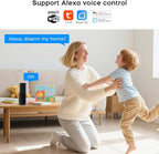 Alarm System for Home Security,Wireless Security System with WiFi+GSM/4G Phone App Control,Door/Window Sensors,SOS Button,Instant Alerts & Auto Alarm Dial,Compatible with Alexa NO Monthly Fees