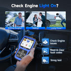 NEXAS NL101 OBD2 Scanner with Battery Tester - Check Engine Code Reader, Car Diagnostic Scanner with Live Data, Freeze Frame, I/M Readiness for All US Vehicles Since 1996