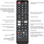 Replacement Remote for Samsung Smart TVs, Universal Control Compatible with BN59-01315J/A, BN59-01199F, for Samsung 4K 8K QLED UHD LCD HDTV