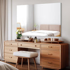 CILIBER Frameless Rectangle Mirror, 36x48 Inch Large Bathroom Mirrors for Wall Over Sink, Upgraded Shatterproof Vanity Mirror with Polished Edge for Bathroom,Bedroom,Living Room and Entryway