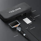 Teslong Two-Way Articulating Borescope with Light, 5-inch IPS Endoscope Inspection Camera with Articulation Head, Automotive Mechanics Fiber Optic Scope-0.33inch