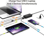 j5create 108W USB Type C PD Super Charger for MacBook Pro, Chromebook, Laptop, Notebook, Tablet, Android, iPhone, iPad Pro, Smart Phone (JUP34108)