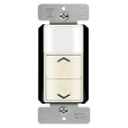 TOPGREENER Motion Sensor Light Switch Dimmer, Electronic Dimmer with PIR Motion Sensor, Occupancy & Vacancy Modes, 150W LED/CFL, Single-Pole, UL Listed, TDODS5-120-LA, Light Almond