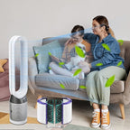 Katerelis Replacement True Filter for Dyson TP04 TP06 TP07 TP09 TP10 HP04 HP06 HP07 HP09 HP10 PH01 PH02 PH04, Fan Sealed Two Stage 360 System Pure Cool - Activated Carbon