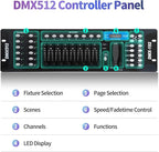 SmarketBuy Stage Lights with Sound Activated & DMX Control, 8 Pack 18x3 W LED Par Lights, Versatile DJ Light for Stage Uplighting, Wedding, Party Events, Clubs,Music Shows & Holiday Decorations