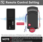 Universal Ceiling Fan Remote Control Kit,Hampton Bay Fan Remote Kit Replacement for Hunter,Harbor Breeze, Home Decorators,3-Speed, Light Dimming,Time Delay, KUJCE10320/TR222A,2AAZPHD3/HD3,98130,TX028C