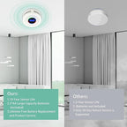 Kesymo 1Pack Upgraded Interlinked Smoke Carbon Monoxide Detector, Battery Powered&Wireless Interconnected Smoke and CO Alarm, Transmission Range of Over 820 ft (Includes Battery)