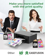 EaseFusion 67XL Ink Cartridges Black/Color Combo Pack Replacement for HP Ink 67 for 67XL HP Printer Ink Compatible with DeskJet 2855e 2755e 2700 4255e 4155e 4100 Envy 6000 6055e 6455e Printer