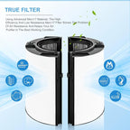 Katerelis Replacement True Filter for Dyson TP04 TP06 TP07 TP09 TP10 HP04 HP06 HP07 HP09 HP10 PH01 PH02 PH03 PH04, 360° Combi 2 in 1 and Carbon Filter, Grade True Carbon Replacement Filter