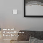 New Honeywell Home X8S WiFi Smart Thermostat with Video Doorbell Compatibility, IAQ Control, and Customizable Touchscreen Display, Black