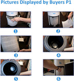 Tablenco for LEVOIT LV-H133 Air Purifier Replacement Filter Set -True and Activated Carbon Filters -Compatible with Tablenco LV-H133-RF Filter Set for 3-in-1 LV-H133 Air Purifier