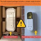 Swivel Mount for myQ Smart Garage Video Keypad ,Angle Adjustable(40 to 140 ) Degree Mounting Bracket for myQ ,Easy to Install (Video Keypad is NOT Included