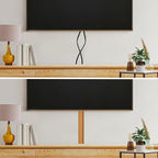 Rubber Bond TV Cord Hider Cable Protector - Strong Self Adhesive Wall Cord Cover Cable Hider - Low Profile Cable Management Wall Cord Concealer Cable Raceway