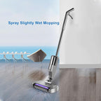 Diydeg Wet Dry Vacuum Cleaner, 550ml Water Tank Spray Automatic Vacuum Mop Electric Hardwood Floor Area Rug Cleaner, Hard Floor Cleaner and Mop