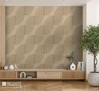 From Plain To Beautiful In Hours 9002 Arc Swell PVC 12 in x 12 in Peel and Stick Wall Panels (Covers / 10 sq.ft), Dairy Cream, 10 Piece