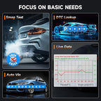 FOXWELL NT630 Plus OBD2 Scanner with ABS and SRS, 2026 ABS Auto Bleed Scan Tool, Brake Code Reader with Live Data, Bidirectional Control & SAS Oil EPB Reset Diagnostic Tool