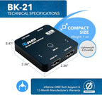 OREI 8K 2x1 HDMI Switch 4K@120hz - Auto HDMI Selector 48Gbps High Resolution Switch Between 2 Inputs Perfect for Gaming, PS5, Xbox, HDR10, Dolby Vision
