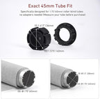 1.75inch (45mm) Blind Motor – 12V Shade Tube Motor with Remote Control – Compatible with 45mm Tubes, Power with DC 12V 2A Power Supply