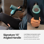 Ekrin Athletics B37v2 Massage Gun - Deep Tissue Massage with High-Powered Brushless Motor - Ergonomic Back Massager for Pain Relief - 5 Speeds, 4 Attachments - Ultra Quiet Hand-Held Massager