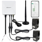 WiFi Energy Monitor with 2 * 750A Clamps, Real-Time Electricity Tracking, Smart Home Power Management