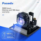 Pugody ET-LAE1000 Premium Quality Replacement Projector Lamp Bulb with Housing for Panasonic PT-AE1000 PT-AE2000 PT-AE3000 TH-AE1000 TH-AE2000 TH-AE3000 PT-AE1000U PT-AE2000U PT-AE3000U