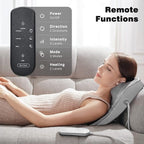 Boriwat Neck and Shoulder Massager with Heat, Shiatsu Massage Pillow with 3D Deep Tissue Kneading for Back Legs Foot Body Pain Relief,at Home Office Car, Gift for Mom & Dad