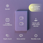 LIFX Starter Kit, (2) Smart Color 800 Lumen Bulbs, (1) Smart Switch (White) Compatible with Alexa and Google Home