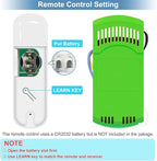 99770 Ceiling Fan Remote Control Kit Replacement for Hampton Bay Harbor Breeze 99770 99813 99815 99384 99772 99122 99123 99600,3-Speed and Light Dimmer with Wall Mount