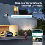 Security Cameras Wireless Outdoor, 2K Battery Powered WiFi Wireless Security Camera Outdoor, AI Motion Detection, Color Night Vision IP66 Weatherproof 2-Way Talk Siren Alarm SD/Cloud Storage, 2 Pack