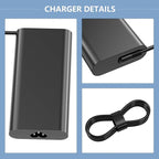 GaN 180W 9.23A 19.5V Charger Adapter Compatible with Dell Precision 7680 7670 7770 7780 LA180PM210 HA180PM210 DA180PM210 AC Power Supply Adapter