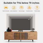 Pajiasen 70.87″ Mid Century Modern Walnut TV Stand with Grille Doors, Storage Cabinets,Entertainment Center for TVs Up to 80",Media Console for Living Room or Bedroom