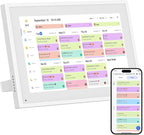 Canupdog 10.1 inch Digital Calendar & Chore Chart, Smart Touchscreen Interactive Display for Family Schedules, Easy to Organizing and Planning for Home and Office