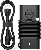 QIOUZW 2025 New Slim 65W 60W USB C Laptop Charger Compatible with Dell Latitude 5420 5440 5520 7420 7370 7275 XPS 13 9360 9365 9370 9380 Chromebook 3100 3400 Type C AC Adapter Power Supply Cord