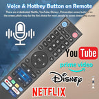 V3 Pro Voice Replacement Remote for vSeeBox, Compatible with V5 Pro/V3 Plus/V3 Pro/V2 Pro/V1 Pro/V1 Max/Elite/Max, Universal TV Control
