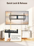 Mounting Dream Tilt TV Wall Mount for Most 42-84 inch TV, Universal Tilt TV Mount Wall Bracket with Low Profile Design, Max VESA 800x400mm and 132 LBS, Easy for Centering on 16", 18", 24", 32" Studs