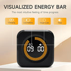 Rotating Productivity Timer 5, 25, 10, 50 Minutes Preset, Desk Cube w/Gravity Sensor for ADHD, Mute Functions, Ideal for Work, Study, Kitchen, Back to School (1, Black)