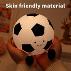 FineLiMoLa Soccer Silicone Night Light for Kids,Cartoon Soccer Lamp Squishy Silicone Baby Nursery Night Light with 7 Colors Change,Football Night Light for Home Decor,Birthday or Christmas Gifts