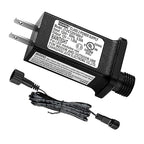 12V 1A LED Controller with Extension Cord, Replacement Model JT-DC120V1000-F Class 2 Power Supply Ip44 Low Voltage Transformer for Christmas String Light Inflatable Decorations