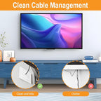 Kebulldola 2 Gang Wall Plate White 2 Pack, Silicone Cable Pass Through Wall Plate for Power Cable, Audio Video and Ethernet Cable, Speaker Wire Management