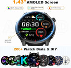 Smart Watch for Men Women Fitness: Make Answer Call Running Digital Mens Watches Waterproof Smartwatch Android Phone iPhone Samsung Compatible Step Pedometer Tracker Heart Rate Sleep SpO2 Monitor