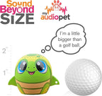 My Audio Pet TWS Mini Bluetooth Animal Wireless Speaker for Kids of All Ages - True Wireless Stereo – Pair with Another TWS Pet for Powerful Rich Room-Filling Sound (Turtle)