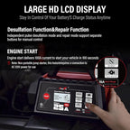 TowerTop 25A Max Pro Battery Charger: 12V Fully Automatic Smart Trickle Charger, Automotive Battery Maintainer with Engine Start, DC Supply, Winter Mode, Recondition,Desulfation, for Lead Acid/Lithium