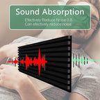 Premium Acoustic Wood Slat Wall Panels – Noise-Reducing Sound Absorption Panels for Home Theater, Studio & Office | Modern Decorative Slat Walling for Echo Control | Eco-Friendly & Easy to Install