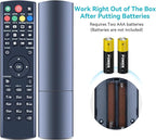 ZWP K3 Universal Replacement Remote Control for Super Box S1, S2, S3, S4, S5 Pro,S5,S6 Max,S6 Ultra, and Octastream Q1,Elite II,MAX IV,Elite Max, and MagaBox, for Mars box remote（Whitout “TV ”Buttons）