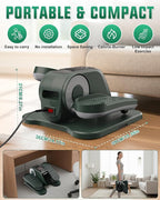 VIVURN® 019 Under Desk Elliptical 12 Adjustable Speeds Motorized Leg Exerciser While Sitting for Seniors As Seen on TV with Non-Slip Mat Low Impact Quiet&Portable Pedal Exerciser for Home and Office