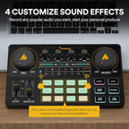 MAONO Podcast Equipment Bundle Audio mixer All-in-One Podcast Production Studio with 3.5mm Microphone for Live Streaming, Recording, PC, Smartphone, DJ MaonoCaster Lite (AU-AM200-S1)