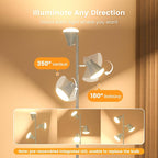 SIBRILLE 36W LED Tree Floor Lamp, Dimmable Tall Standing Lamp with Remote & Touch Control, 4 Color Temperatures Bright Floor Lamp, 3 Rotatable Light Modern Floor Lamps for Living Room Bedroom Office