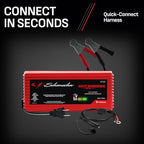 Schumacher Electric 2A Car Battery Charger and Maintainer, 3-in-1 Solution, for 6V/12V Power Sport, Automotive, and Marine Batteries, SP1296