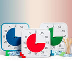 Time Timer Original 12" Visual Countdown Timer – Large 60-Minute Silent Classroom Visual Timer for SEL, Emotional Regulation, Focus, Calm Transitions, ADHD, Autism – (Green & White)