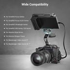 SmallRig Field Monitor Mount Holder Swivel and Tilt Adjustable with Cold Shoe Mount for 5" and 7" Monitor